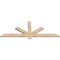 Ekena Millwork Kennewick Smooth Timber Gable Bracket, Douglas Fir, 60"W x 22"H x 1 1/2"D x 3 1/2"F, 9/12 Pitch GBW060X22X0204KEN00SDF - alternate 4